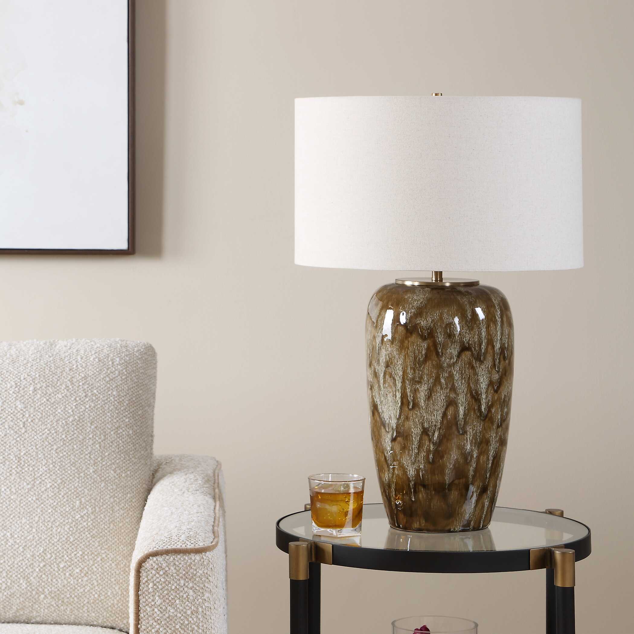 Torrence Glazed Table Lamp - Image 3