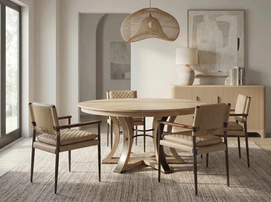 Tower Jupe Dining Table - Image 8