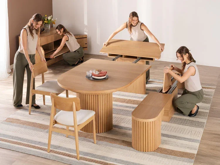 Transformer Table Round Dining Set - Image 18