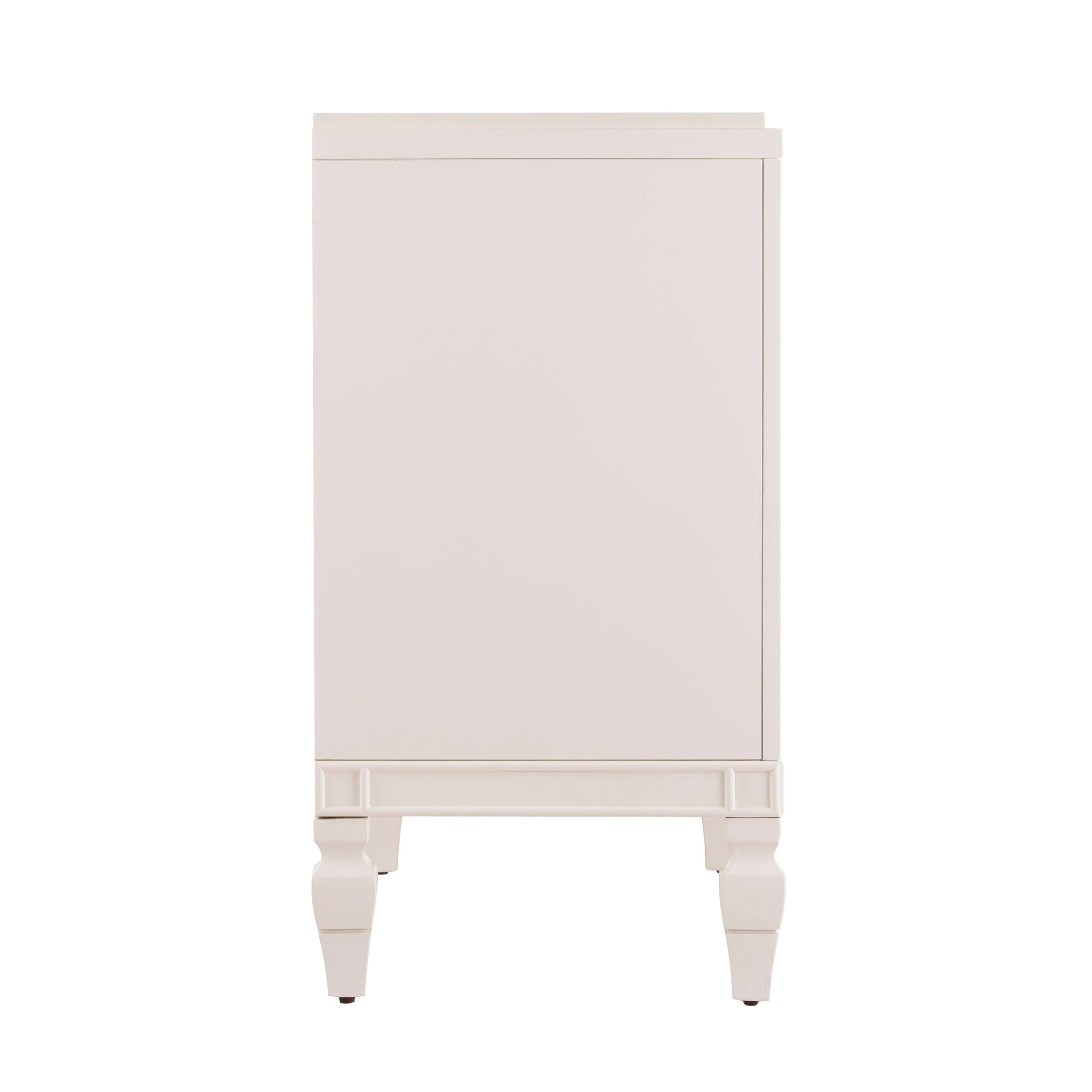 Tropman Antique White Low-Profile Accent Cabinet - Image 5