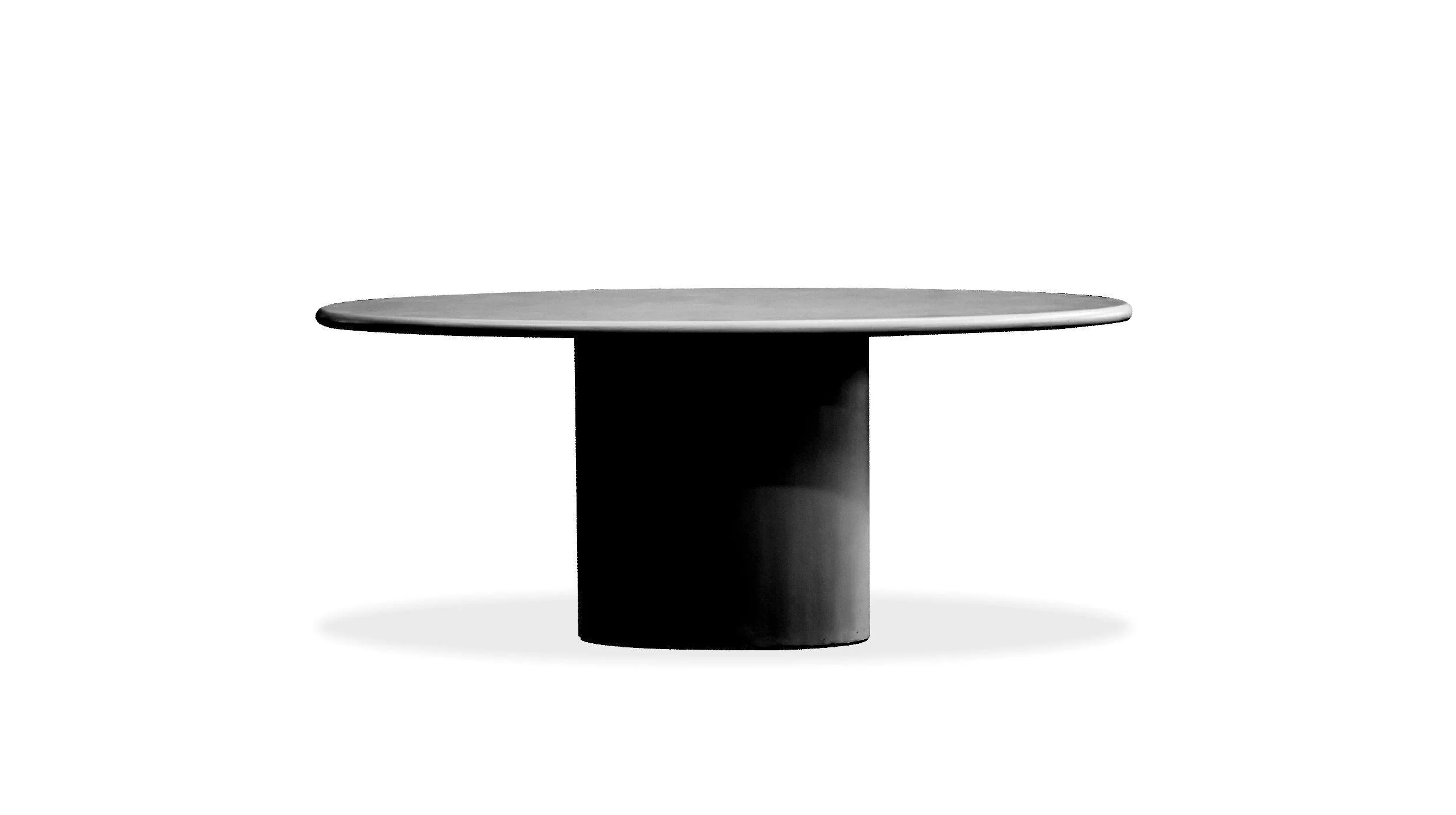TUGG 87'' Dining Table Oval Microskin finish base - Image 2