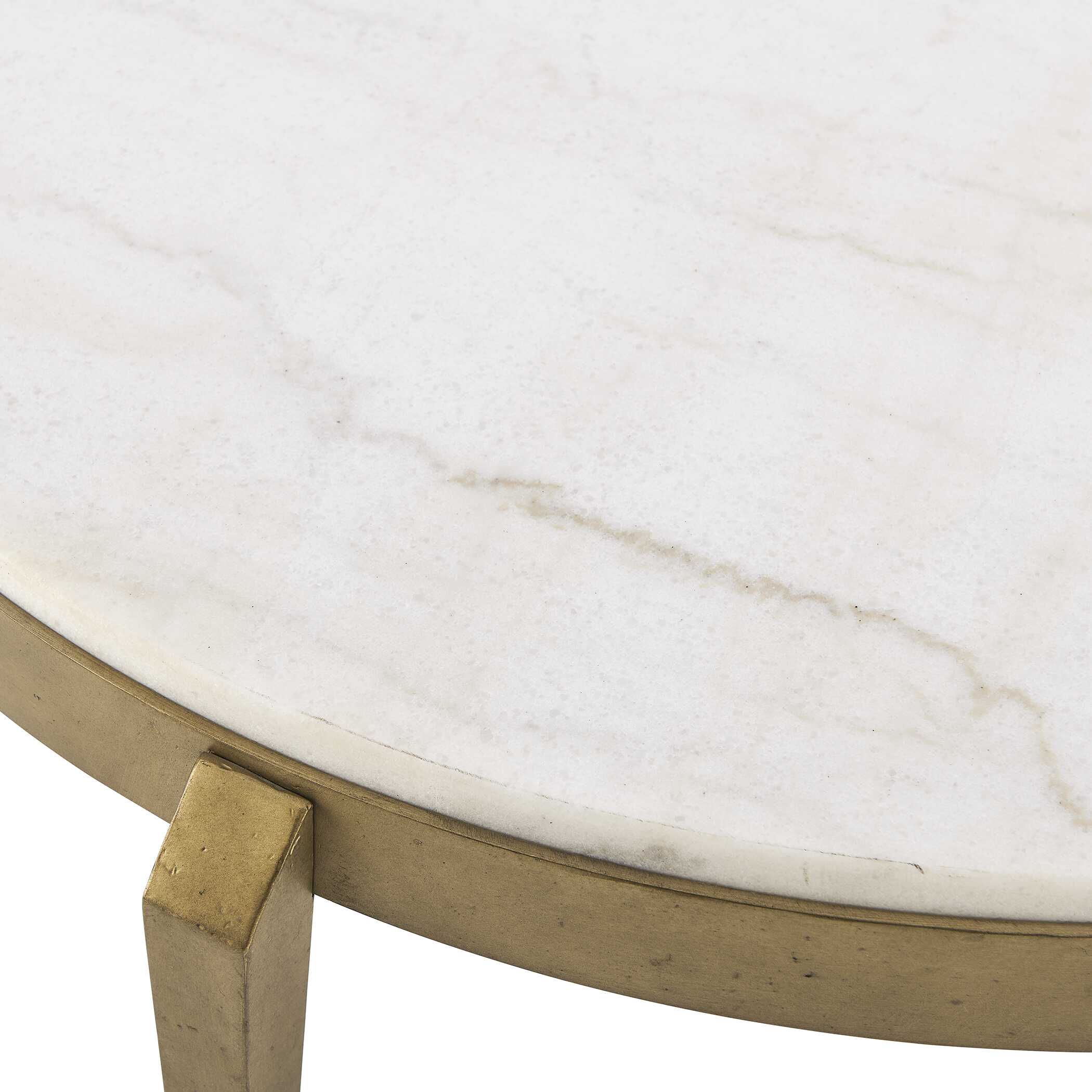 Tylan Round Marble Coffee Table - Image 5