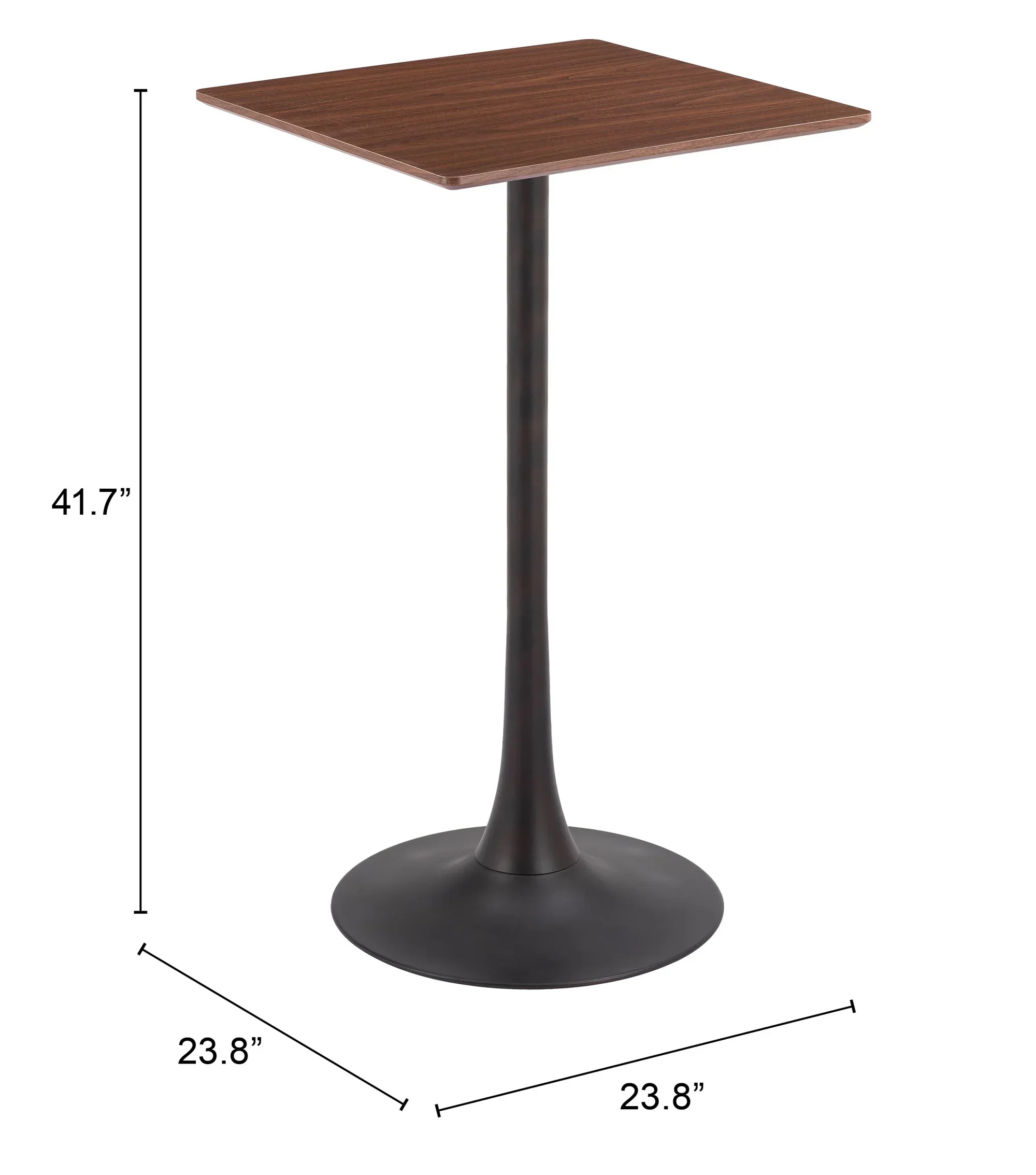 Valleta Bar Table Brown - Image 4