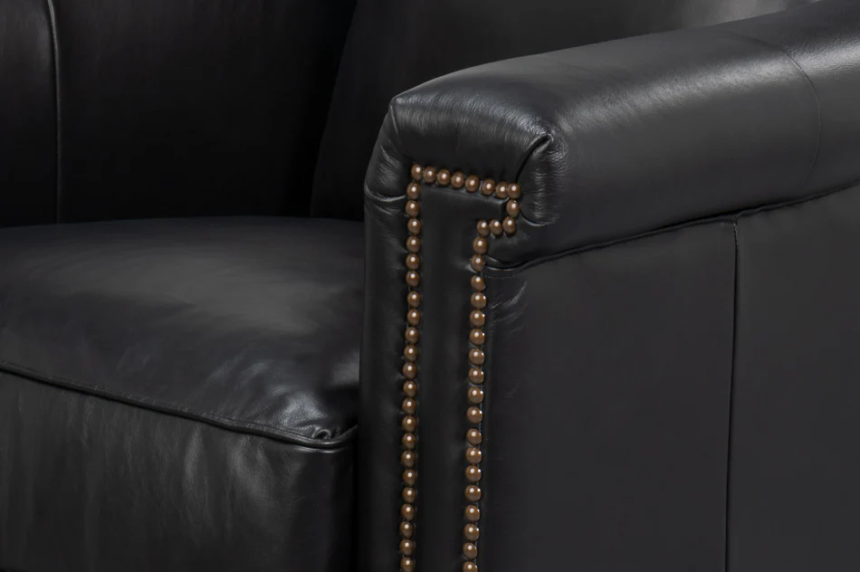Vandike Arm Chair, Onyx Black - Image 4