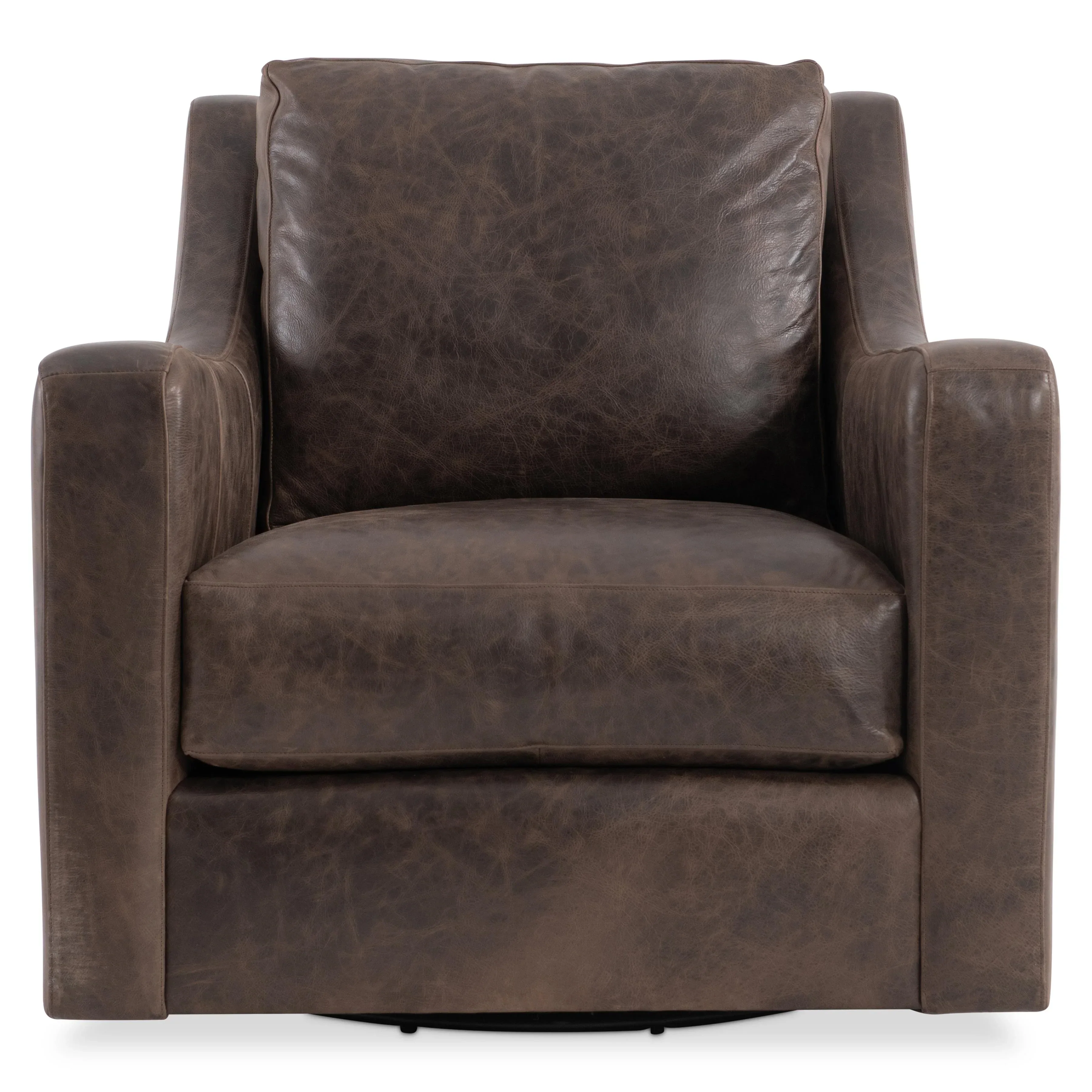 Ventura Leather Swivel Chair - Image 3