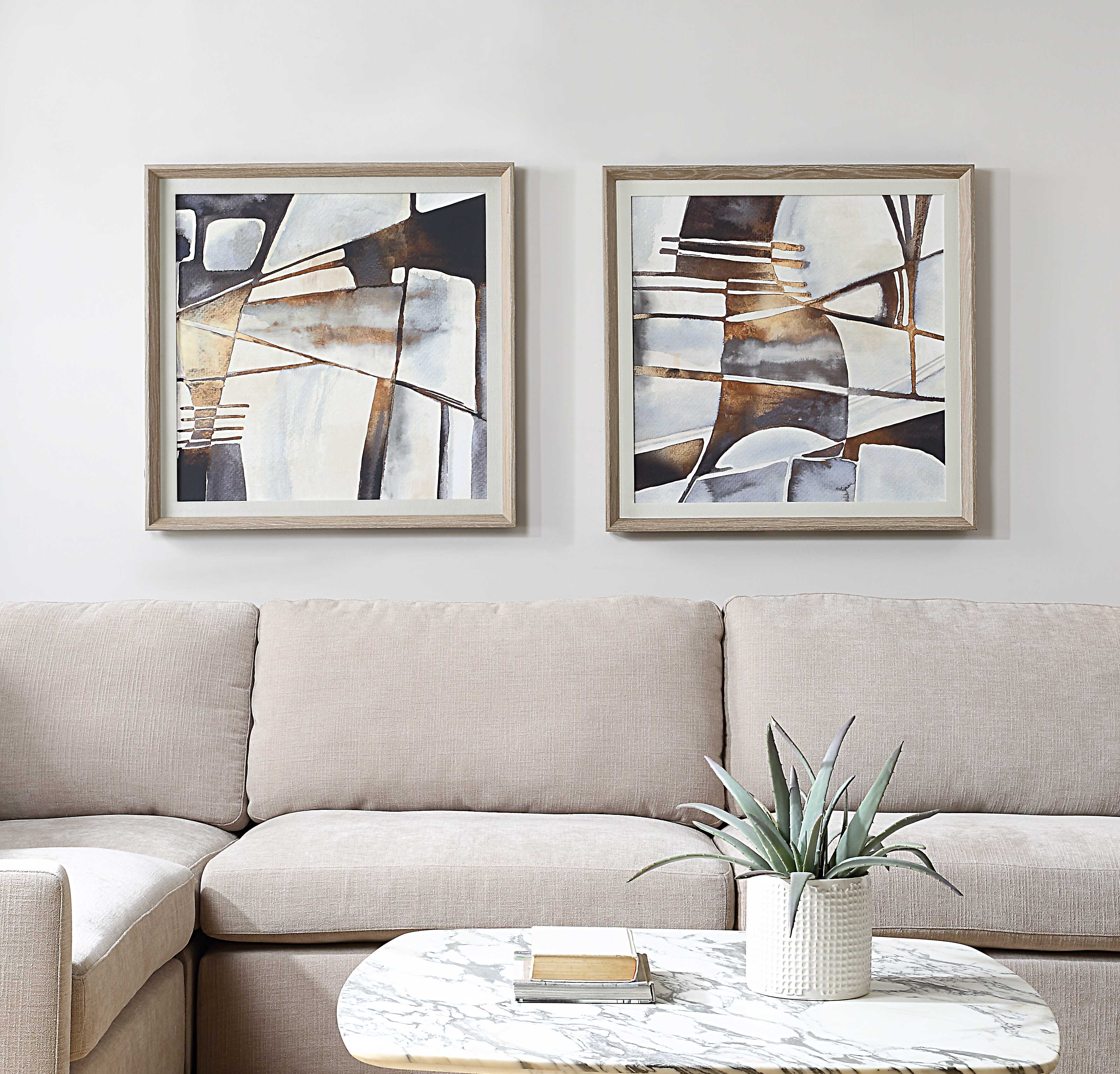 Vetrina Framed Abstract Prints - Set of 2 - Image 2