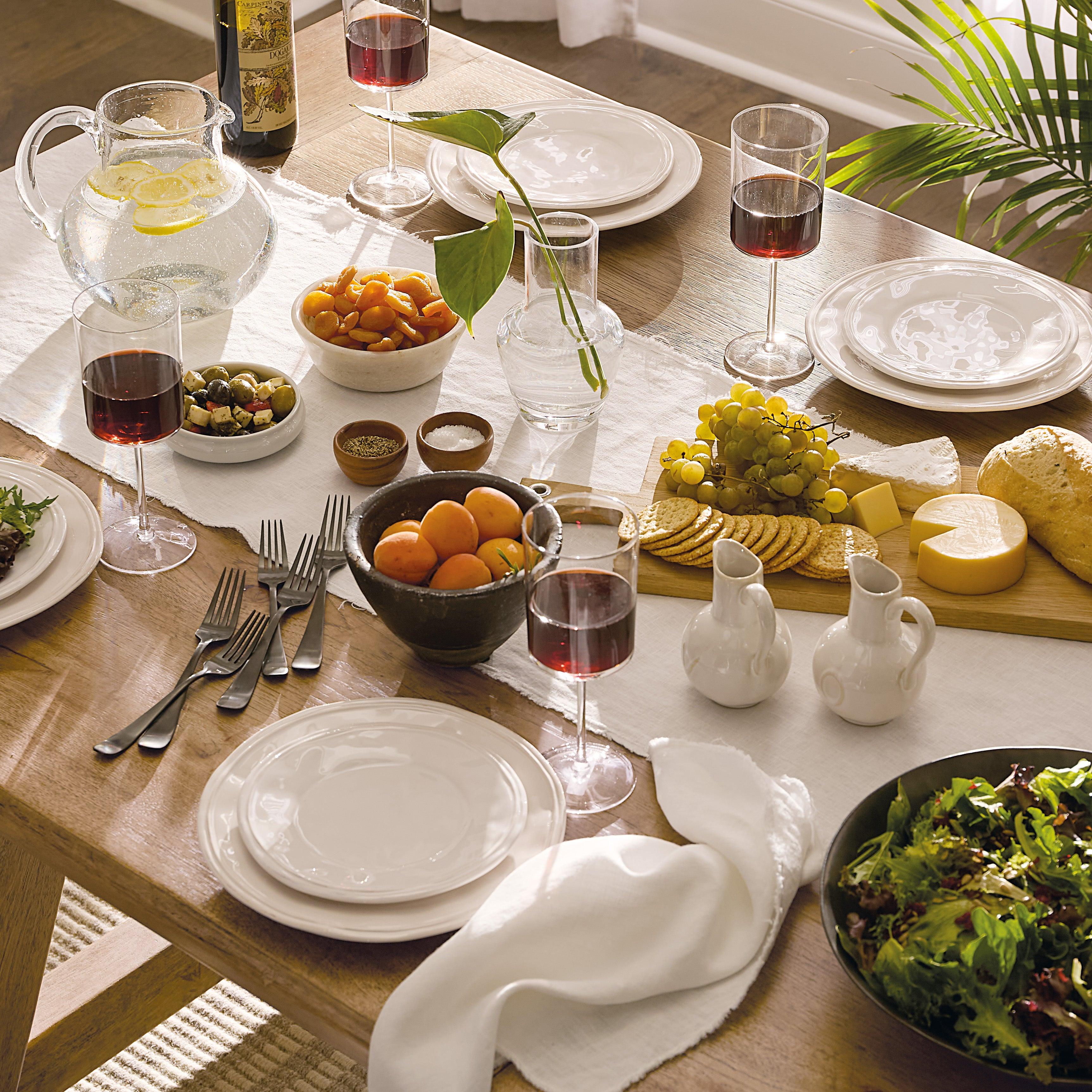 Vineyard Row Rectangle Dining Table with Two 20-inch Leaves - Image 3