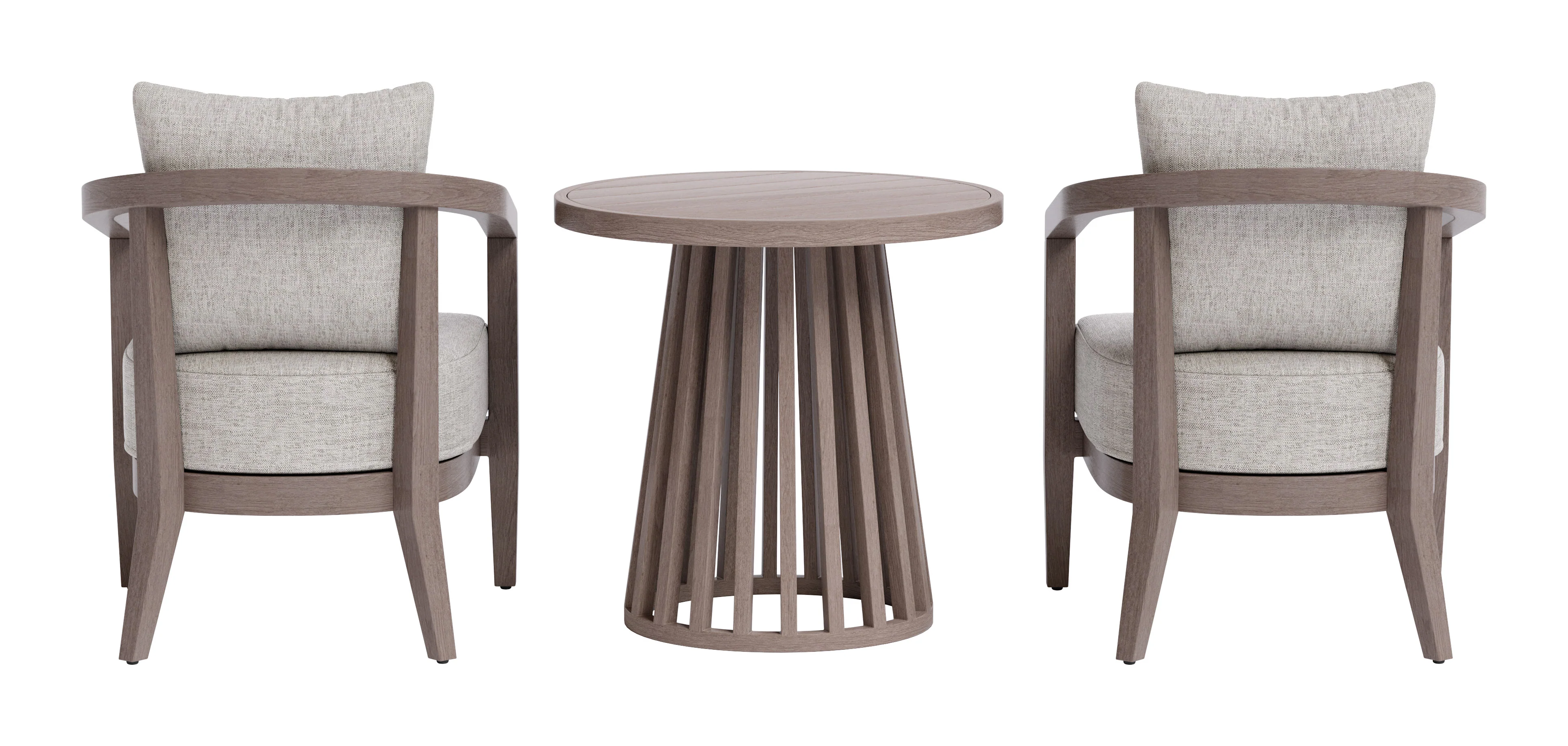 Viola Patio Seating Set Brown - Image 4
