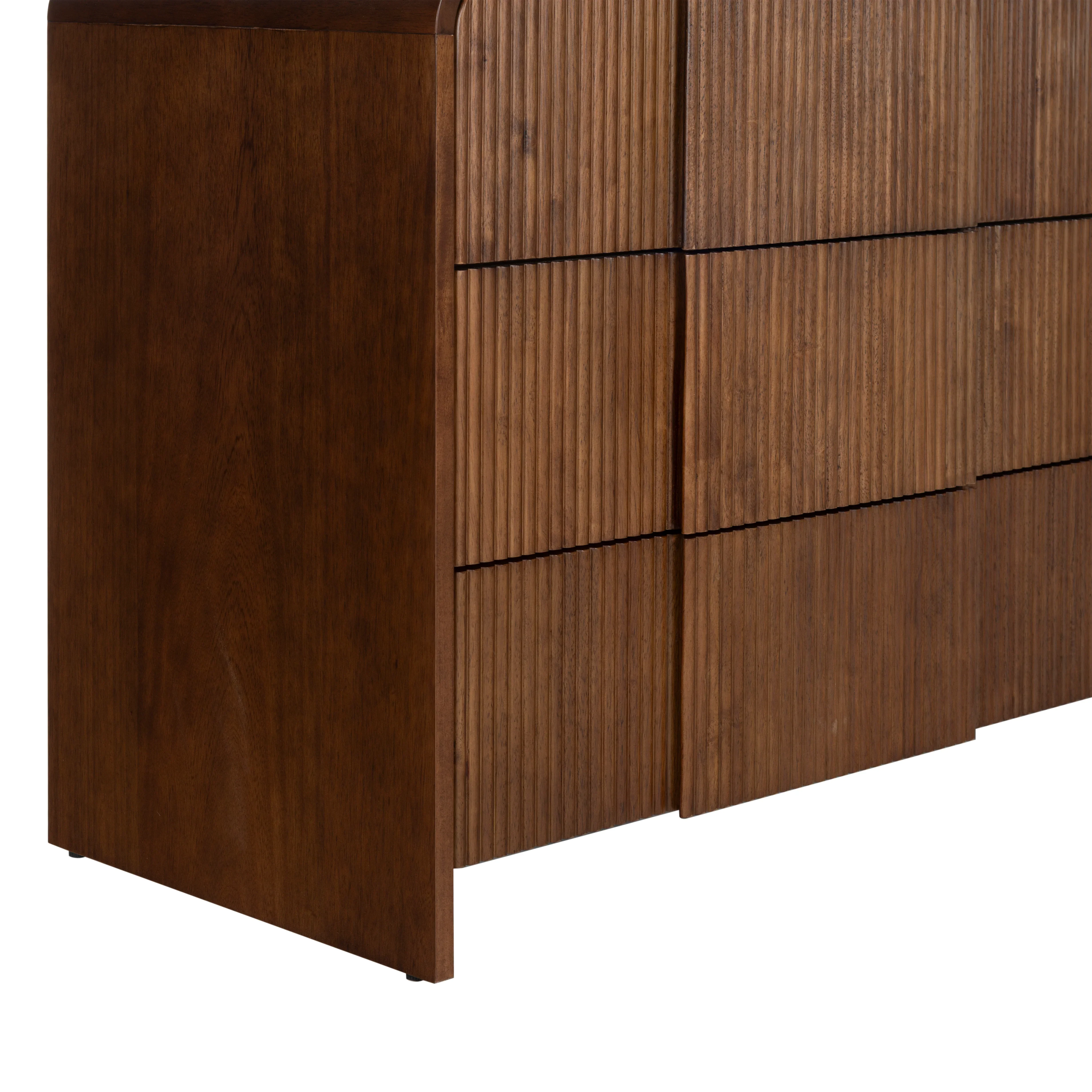 Vitale Reeded Wood Dresser - Image 15