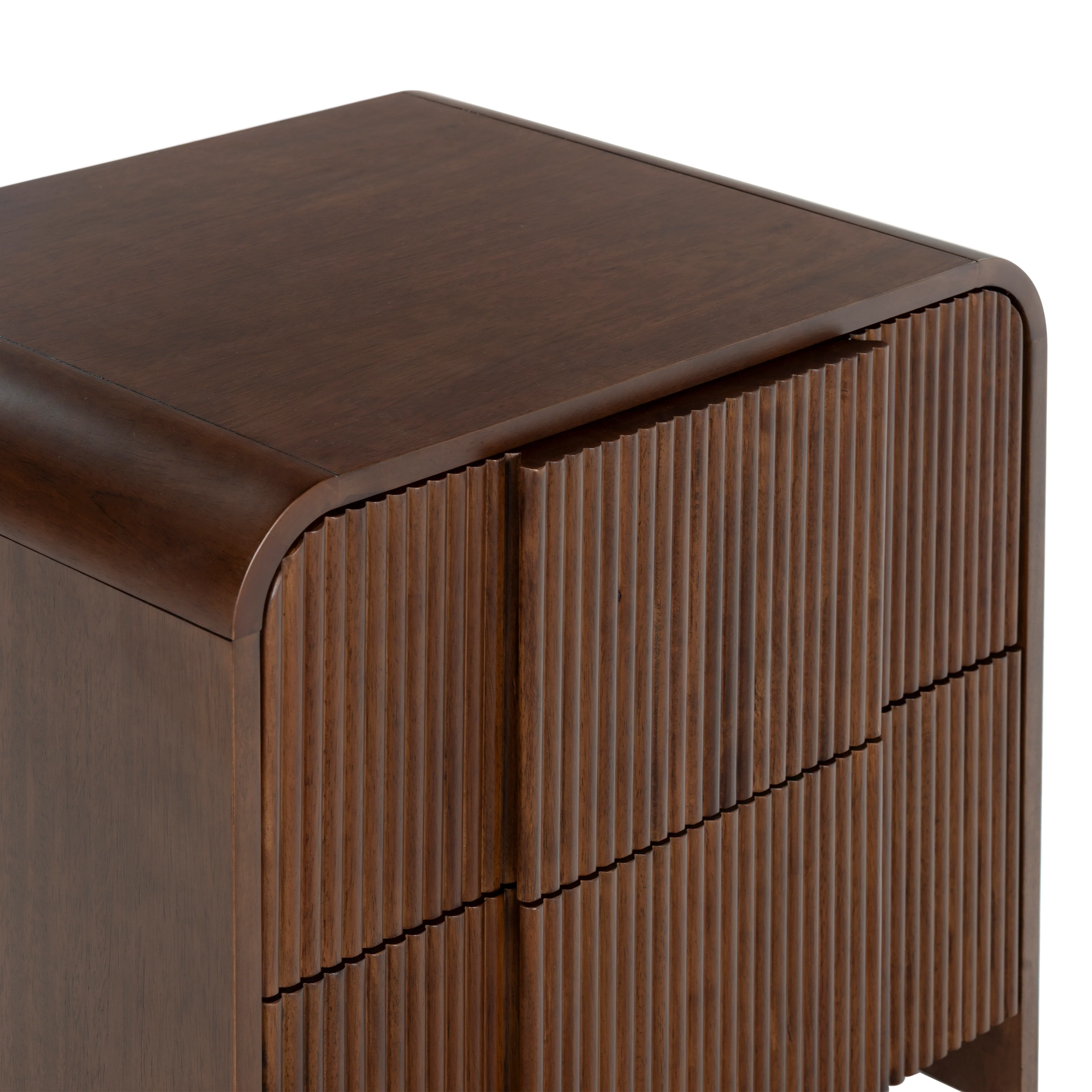 Vitale Reeded Wood Nightstand - Image 21