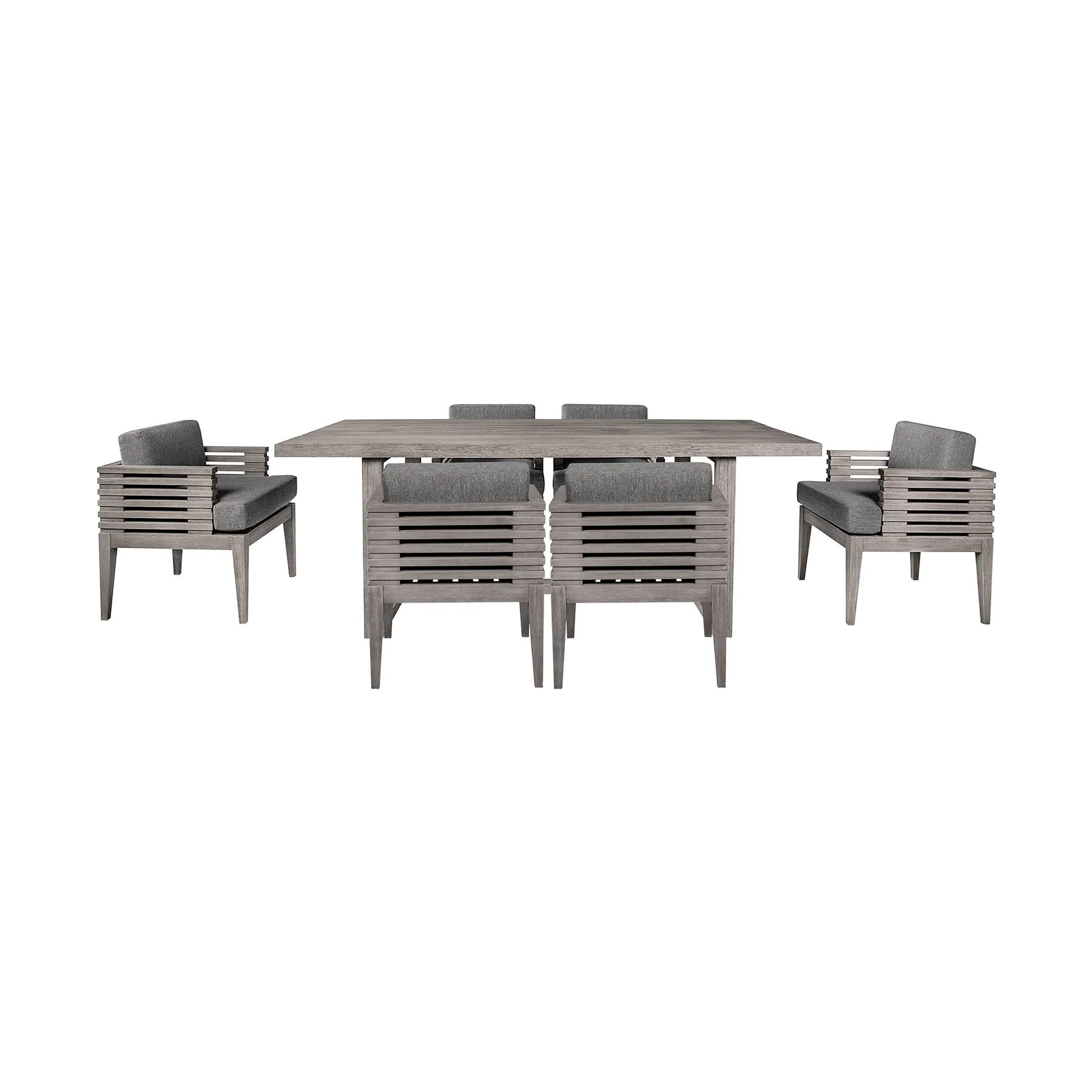 Vivid Outdoor Patio 7 Piece Dining Set - Image 12