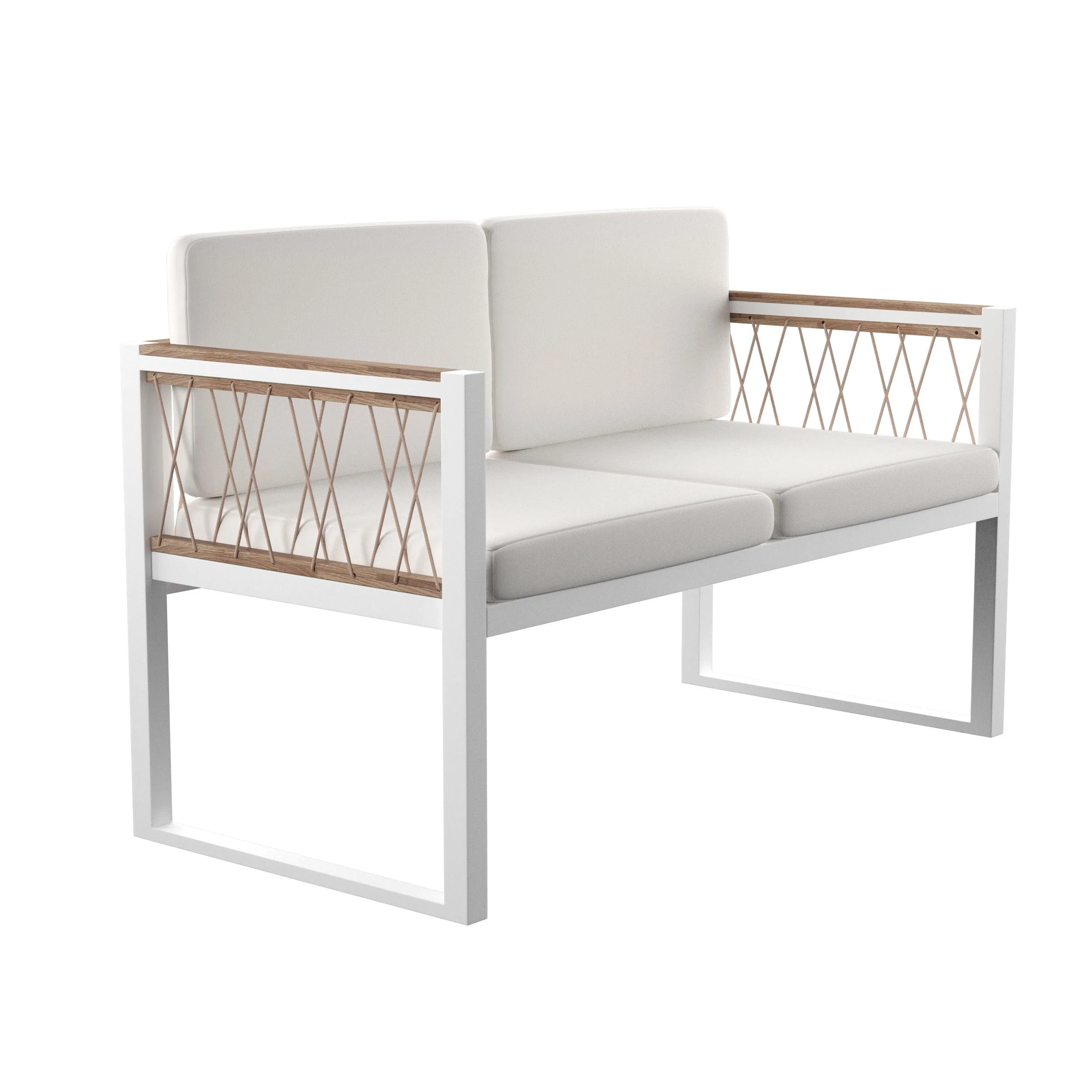 Wallmond Cushioned Outdoor Loveseat/Settee - Image 2