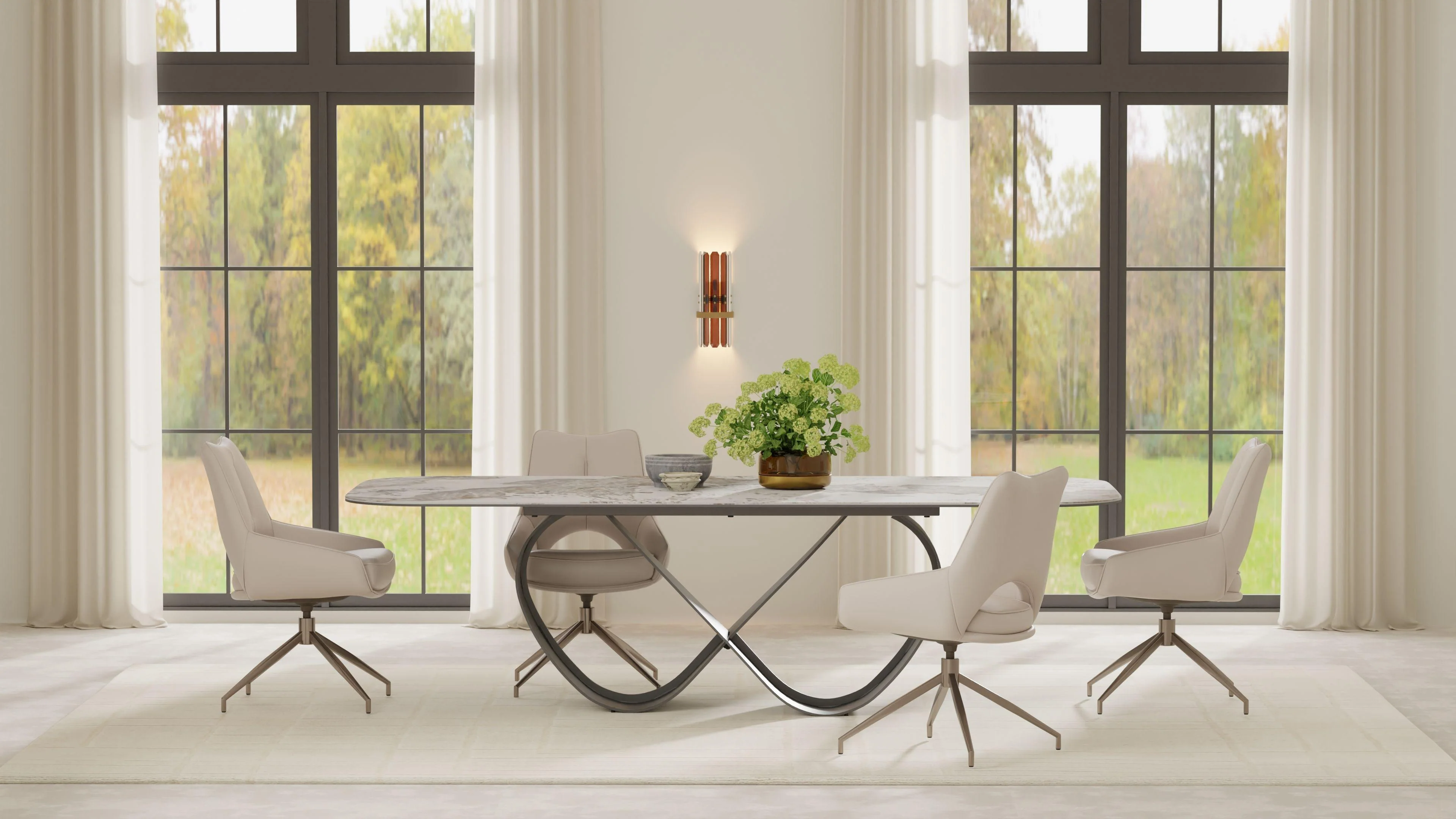 WAVE 103" Dining Table Dining Table - Image 5