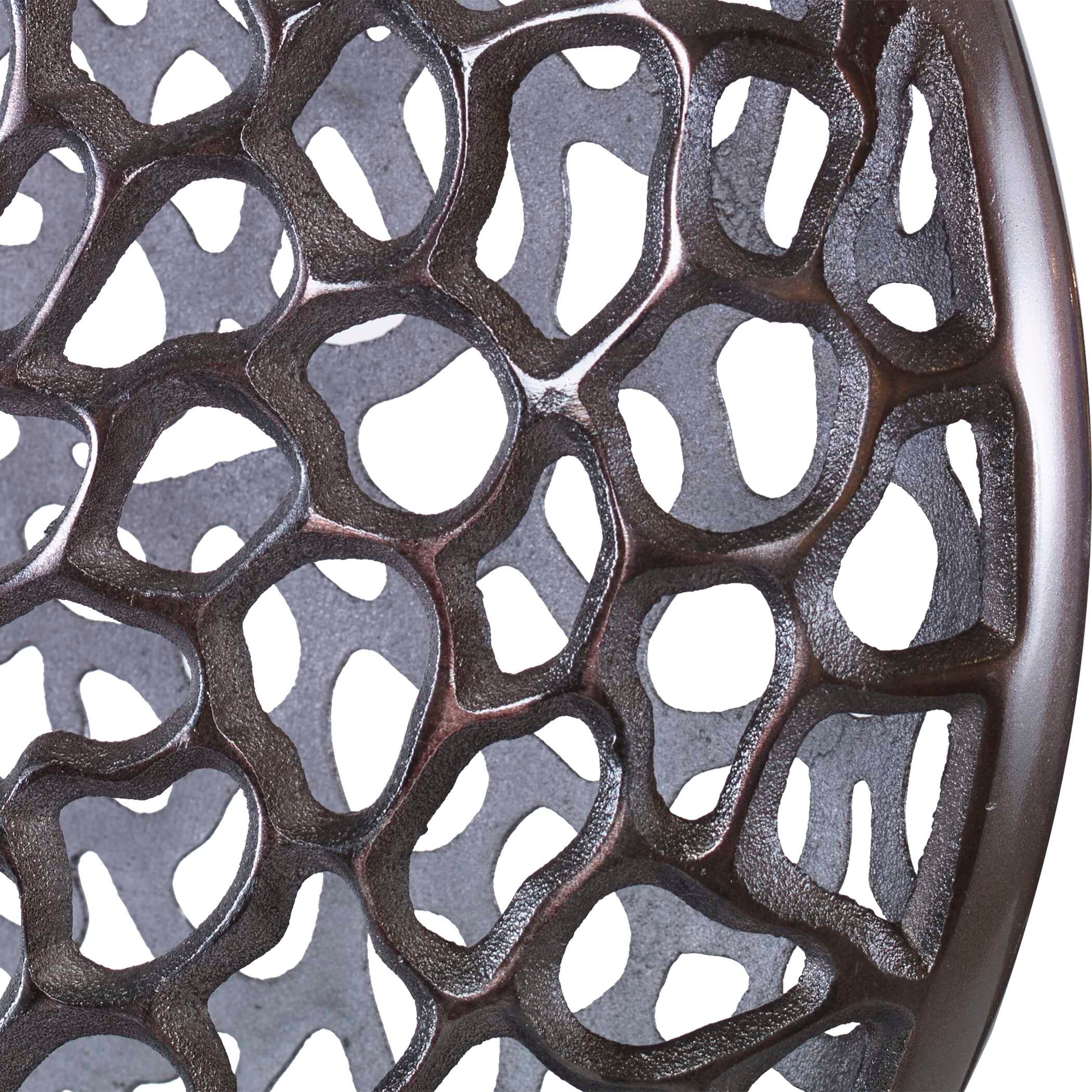 Web Dark Bronze Vase - Image 4