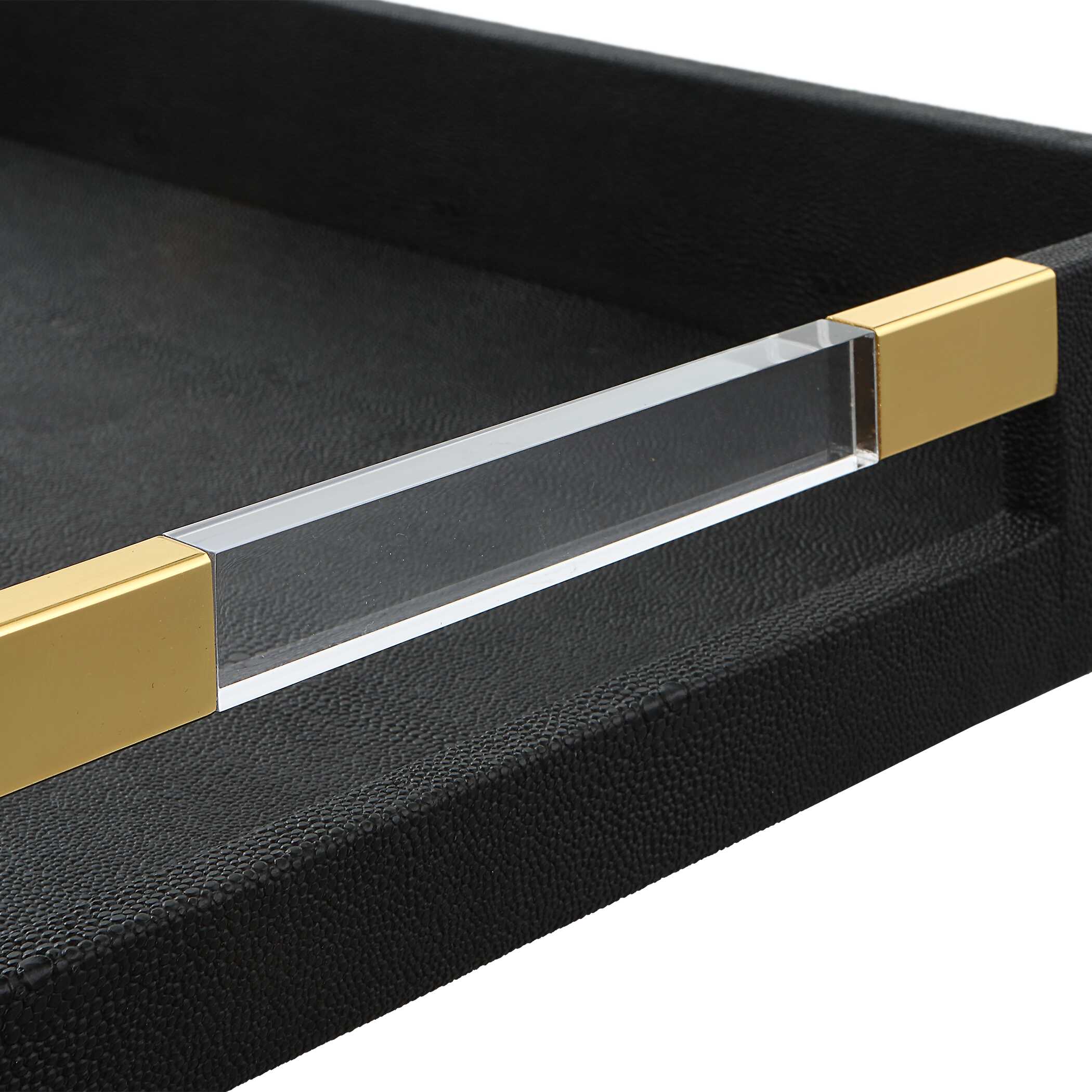 Wessex Black Shagreen Tray - Image 6