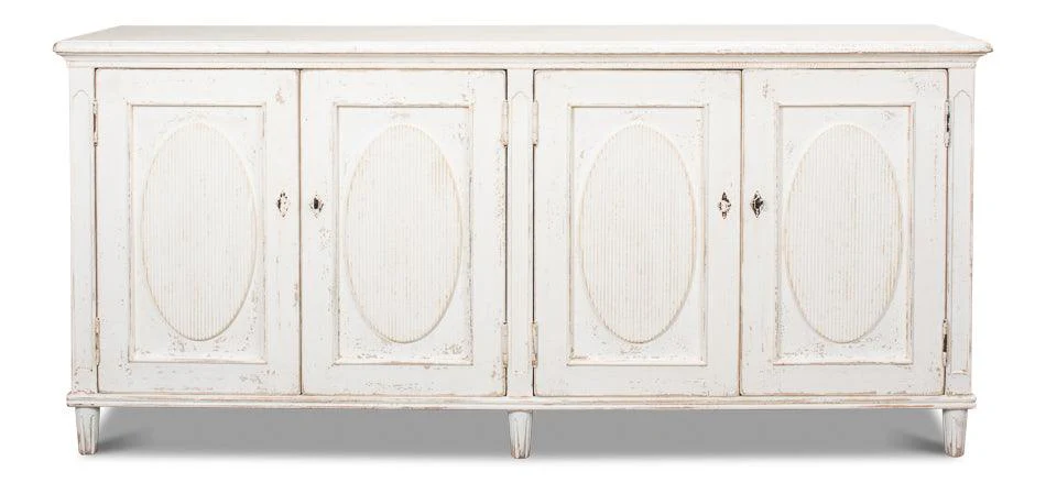 Whitewash Ribbon Sideboard - Image 3