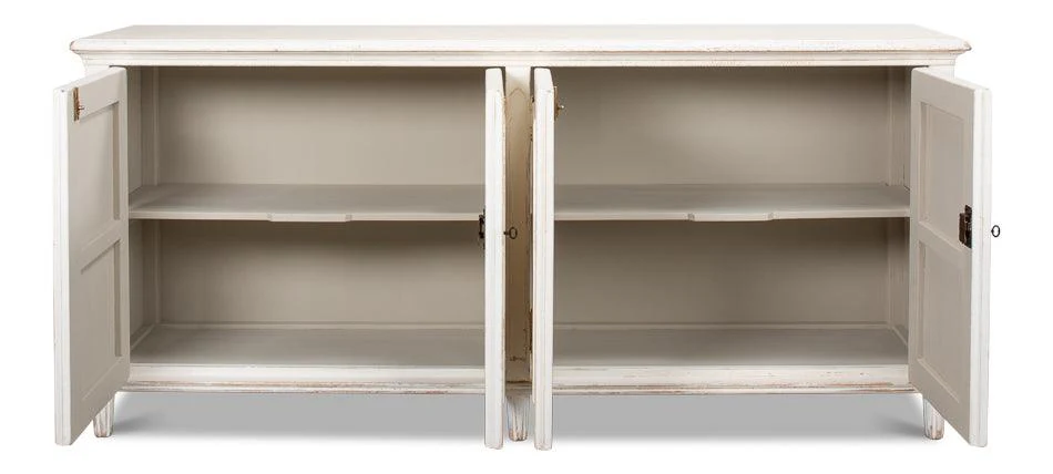 Whitewash Ribbon Sideboard - Image 4