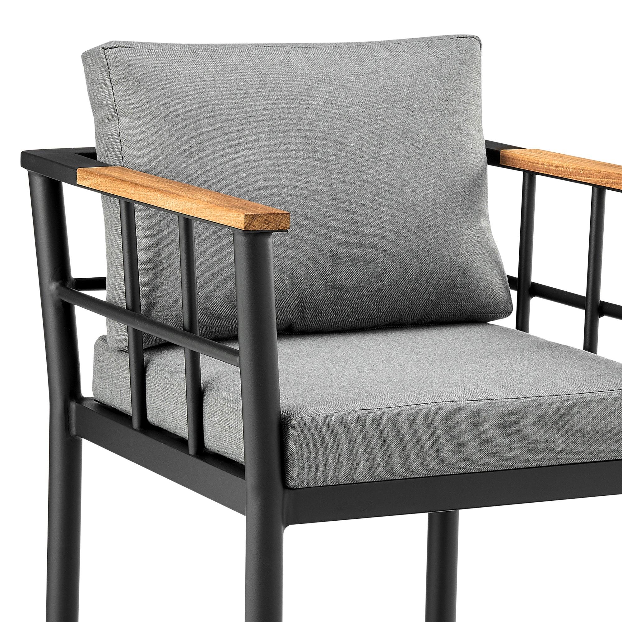 Wiglaf Outdoor Patio 5-Piece Bar Table Set - Image 7