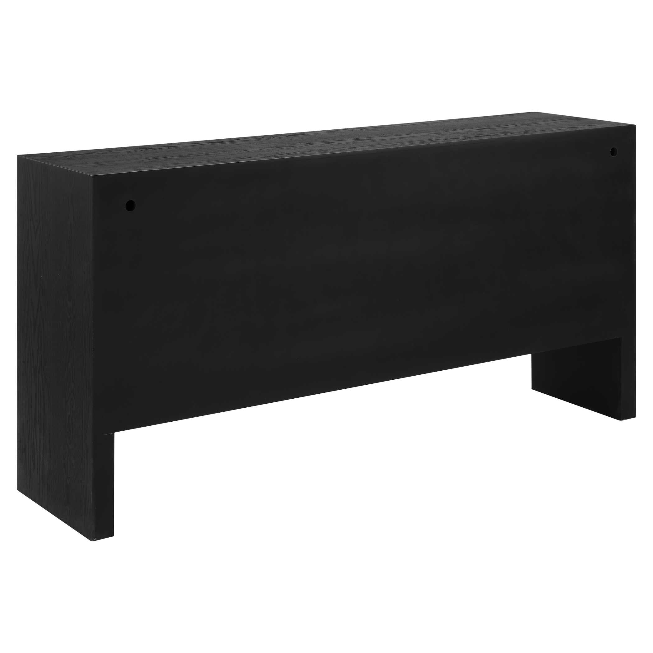 Williams Black 4 Door Cabinet - Image 8