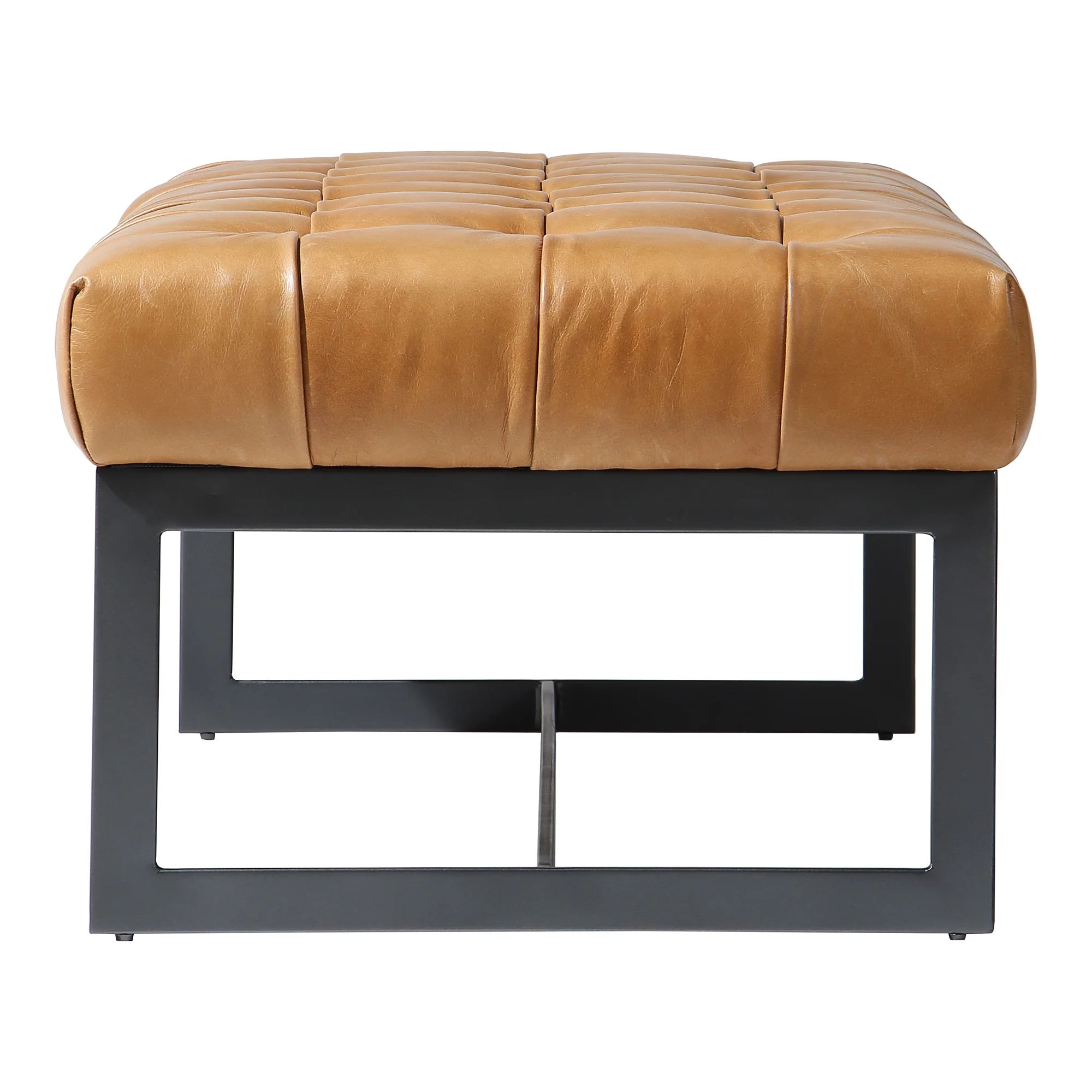 Wyatt Leather Bench Tan - Image 4