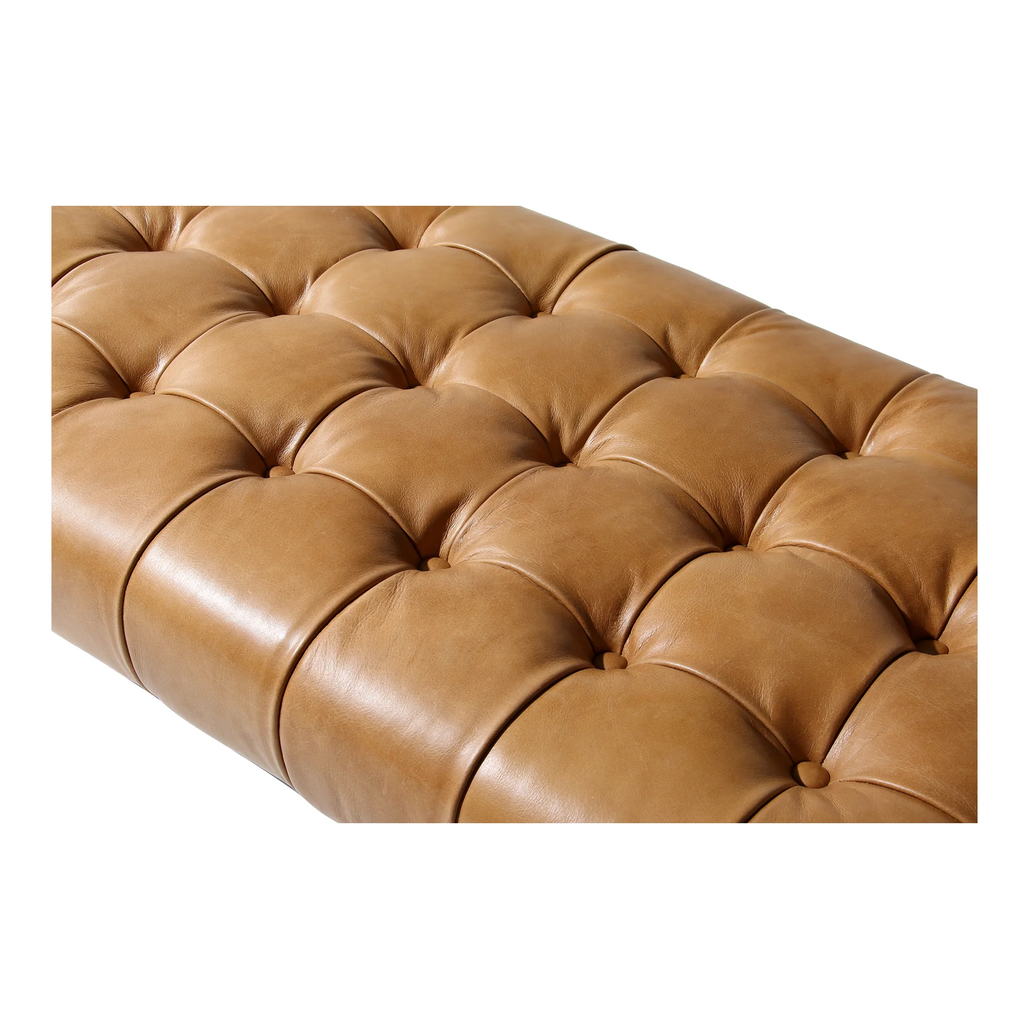 Wyatt Leather Bench Tan - Image 5