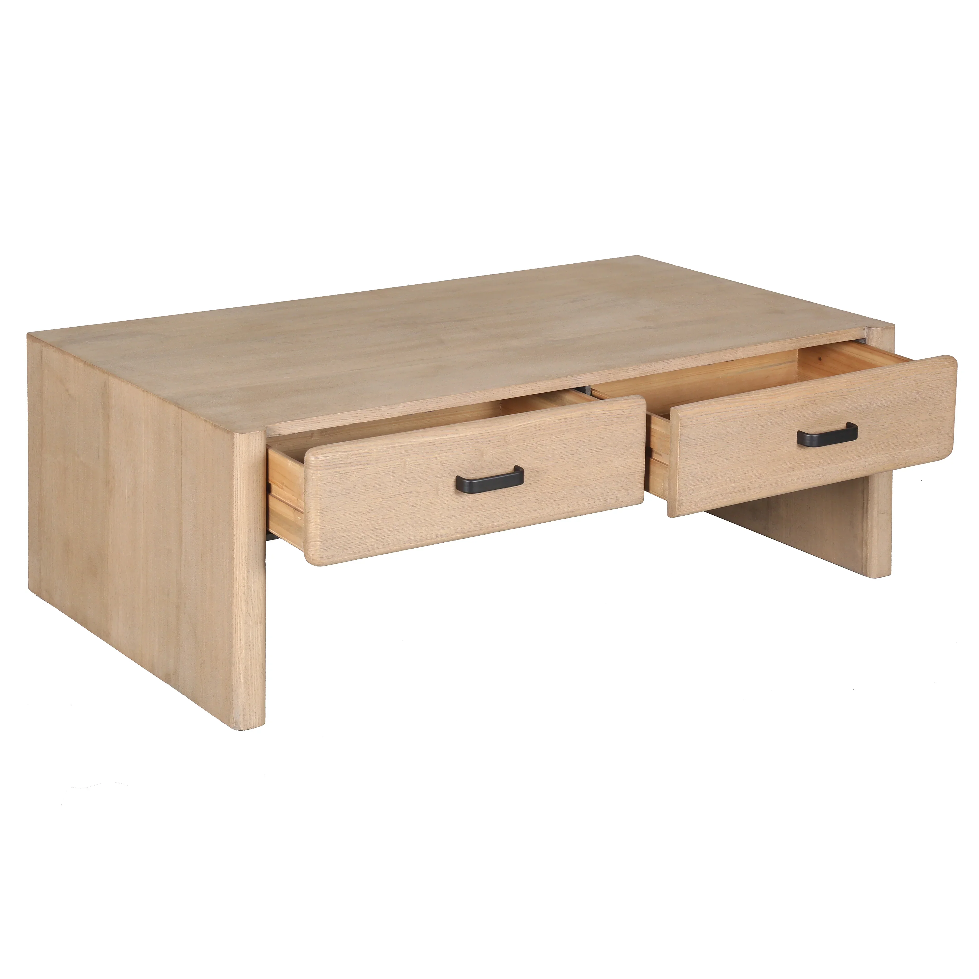 Wynnrosa 2 Drawer Wood Coffee Table - Image 2