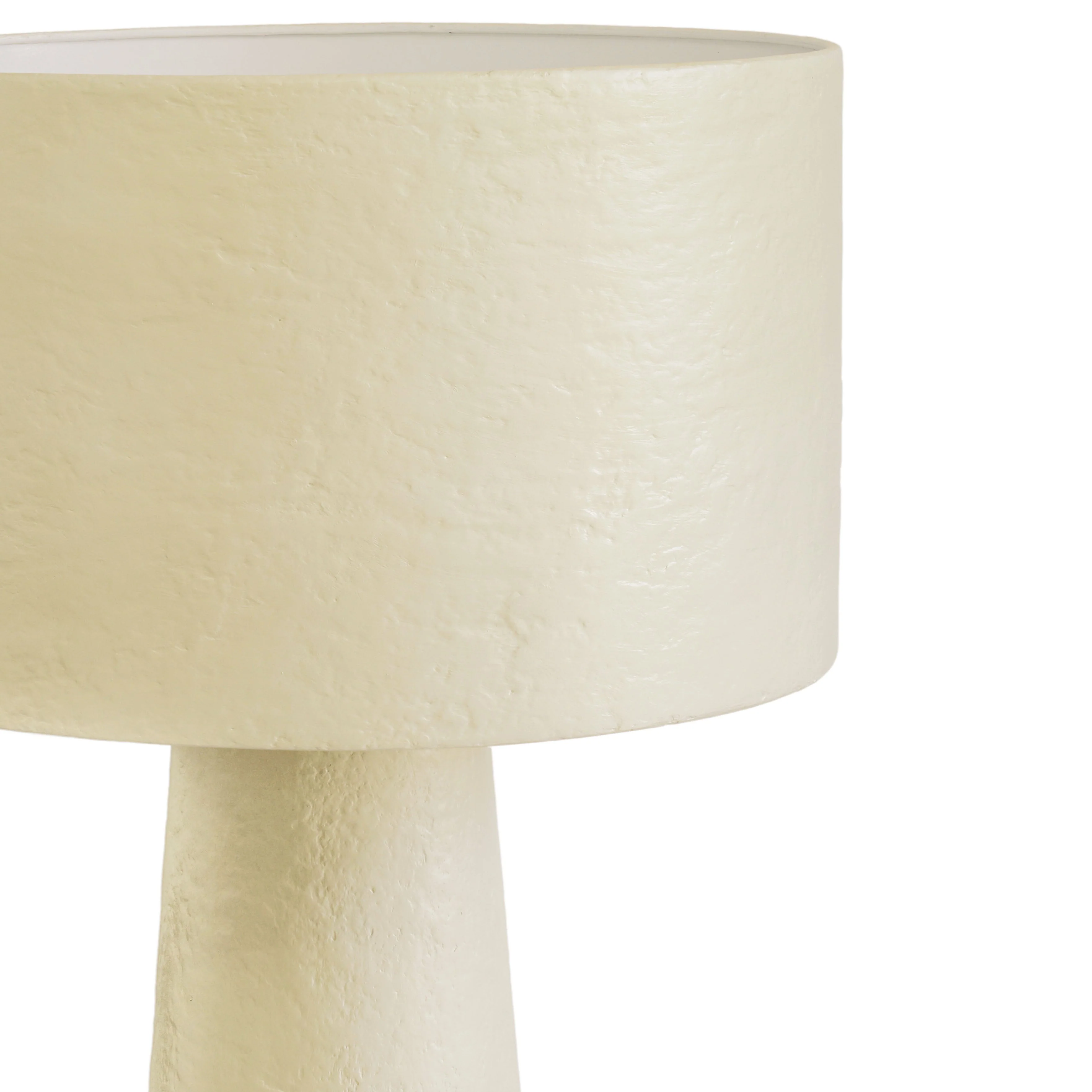 Yala Cream Papier Mache Floor Lamp - Image 4